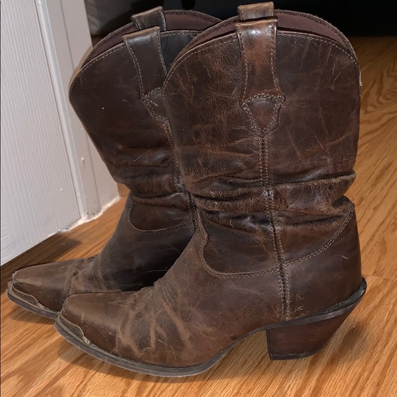 Durango Shoes - Authentic Durango Distressed Slouch Boots